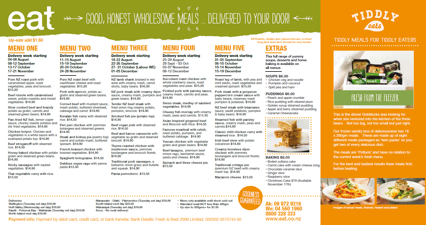winter menu
